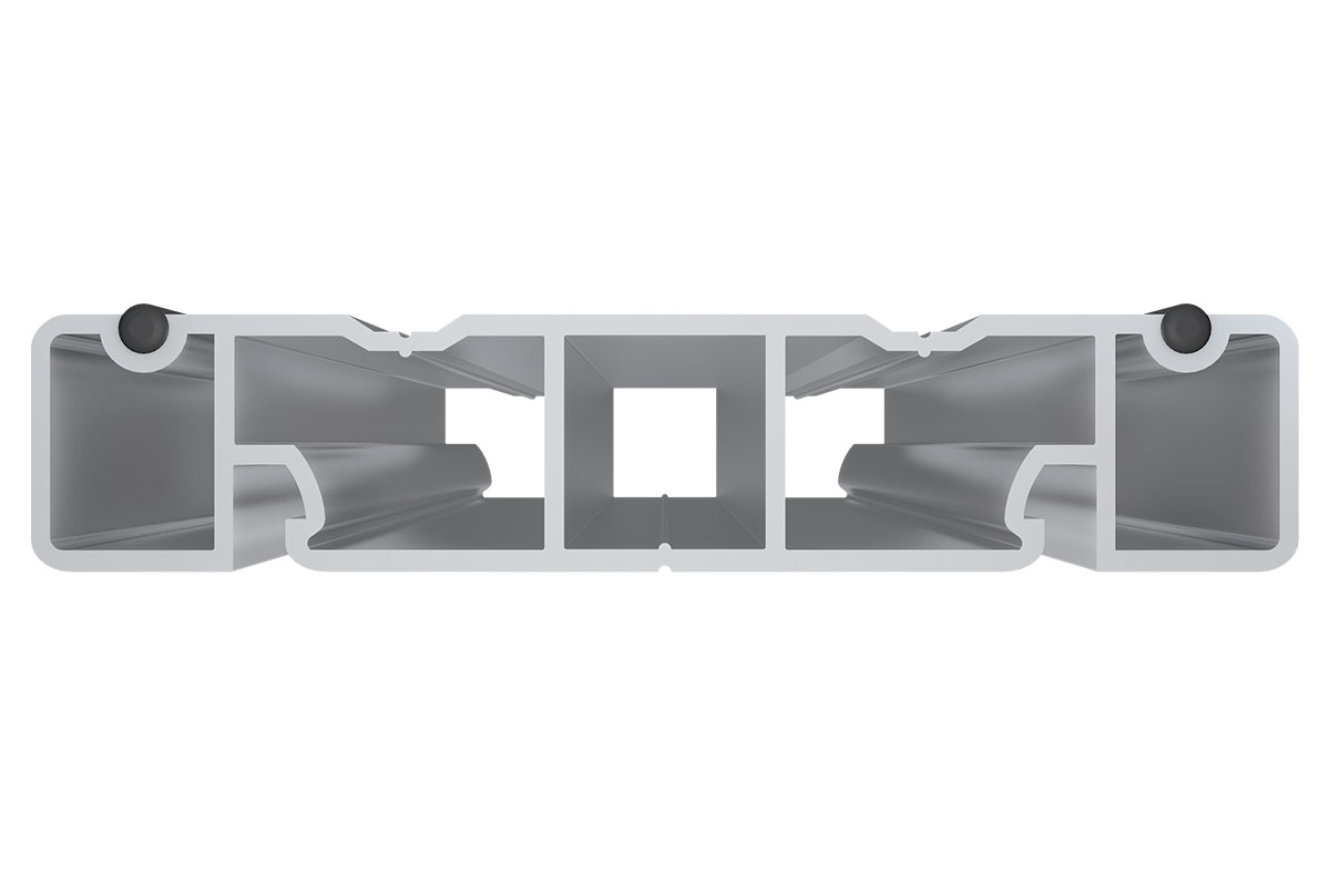 Лага Алюминий HILST JOIST стыковочная SLIM MAX 100*20*4000мм — изображение 3