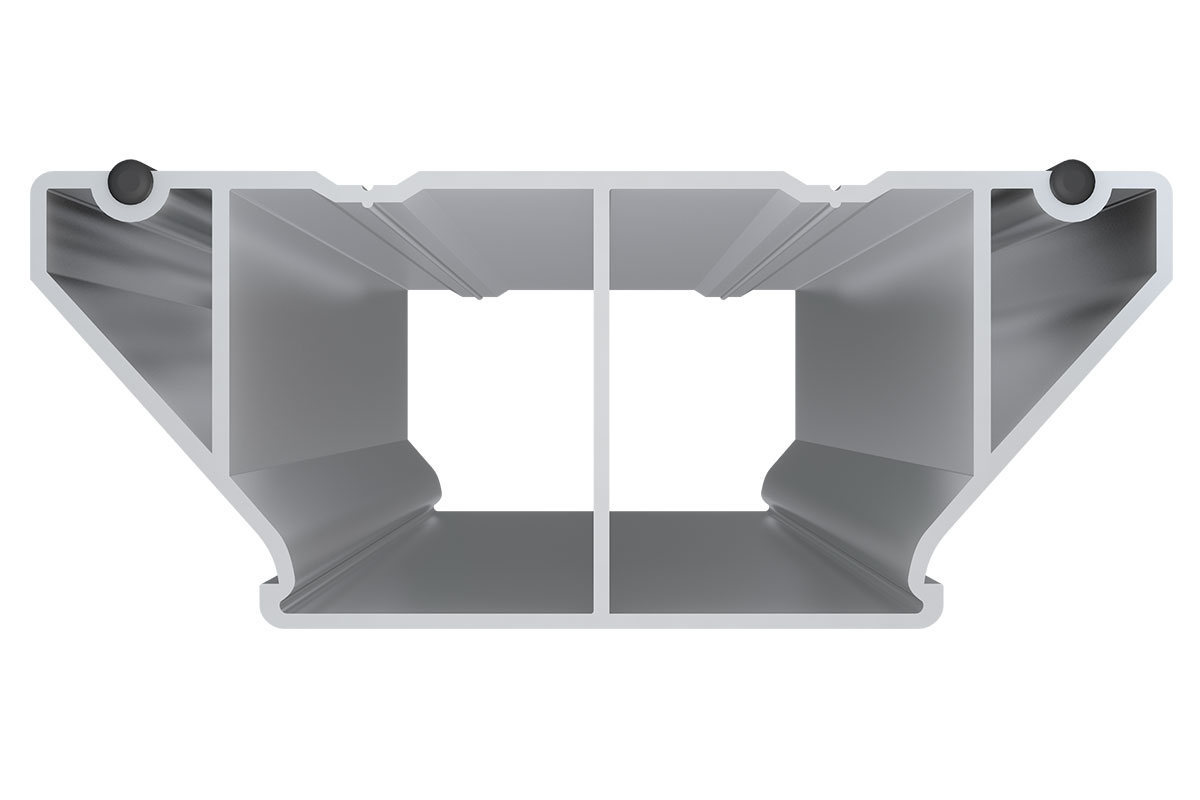 Лага Алюминий HILST JOIST стыковочная PRO MAX 100*40*4000мм — изображение 3