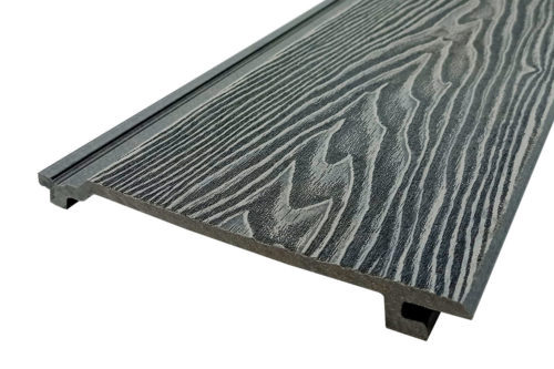 Сайдинг Darvolex 185*19*3000мм, серый, 3D тиснение